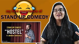 Hostel REACTION - Stand Up Comedy ft. Anubhav Singh Bassi | Neha M.