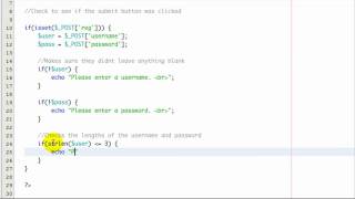 [HD] PHP - Register Script - Part One