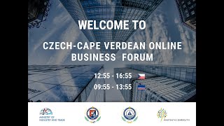 Česko-kapverdské obchodní fórum (Czech-Cape Verdean business forum)