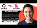 How to Import GitHub Repo to Lovable (2026 Step By Step Guide)