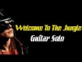 Welcome To The Jungle Solo Backing Track (First Solo)