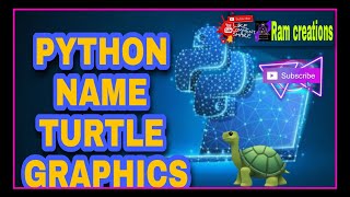 Write names with turtle using Python/Python name code/How to write Python name code