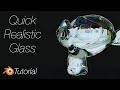 [3.1] Blender Beginner  Tutorial: Glass in 1 Minute