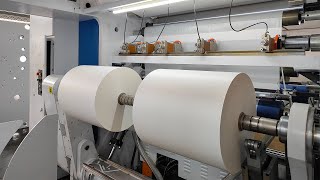 SLD Pro Release Liner Paper Roll Slitter Rewinder Machine In Jakarta