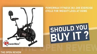Powermax Fitness BU-205 Exercise Cycle for Weight Loss at Home