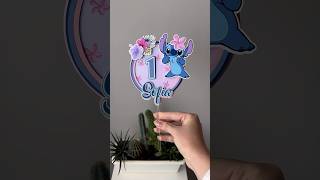 Lilo and Stitch Birthday Cake Topper DIY