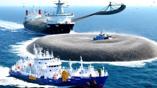 Unbelievable Fishing Haul - Millions of Fish Crammed onto This Ship in a Record Breaking Haul