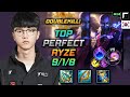 Ryze Top Build PerfecT Rod of Ages Arcane Comet - LOL KR Challenger Patch 14.14