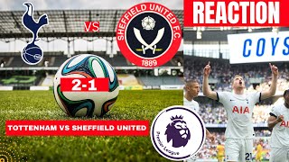 Tottenham vs Sheffield United 2-1 Live Stream Premier league Football EPL Match Score Highlights