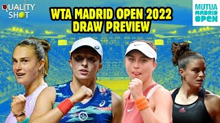 🎾WTA Madrid Open 2022 Draw Preview & Predictions | Will Iga Swiatek go 5/5? Badosa to win at home?