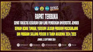 Yudisium Lulusan Program Pascasarjana dan Program Sarjana Periode III Tahun Akademik 2024/2025