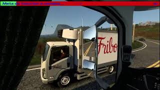 Motorista imprudente ultrapassa na curva - EURO TRUCK SIMULATOR 2 MAPA / DLC / MODS...