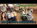 Thrift Store Makeover *Bunny Edition* DIY Vintage Patina