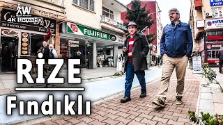 Walking Tour on RIZE Fındıklı District Streets 👣Turkiye 4K60fps