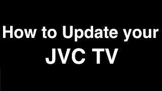 How to Update Software on JVC Smart TV  -  Fix it Now