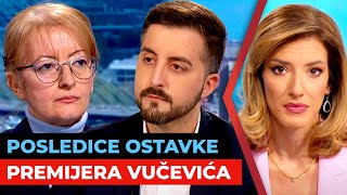 Posledice ostavke premijera Miloša Vučevića | Marina Raguš i Nebojša Obrknežev | URANAK1