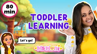 BEST OF MS MONI - Songs, Animals, Food, Toys & Play | Toddler Learning