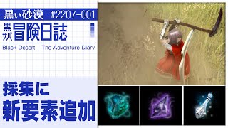 採集で獲得できる新アイテム追加！【黒サバ冒険日誌】【黒い砂漠】