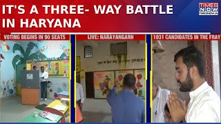 Haryana Assembly Election 2024: Polling Underway Across All 90 Seats as Voters Head to the Booths