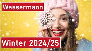 WASSERMANN ♒️ DEIN WUNSCH SEI DIR GEWÄHRT! 🥳😍💐 (Winter 2024/25) ✨️ Tarot Orakel ✨️