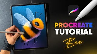 🐝 Bee Tutorial in Procreate