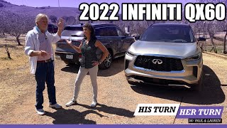 ALL NEW 2022 Infiniti QX60 LUXURY SUV | His Turn Her Turn