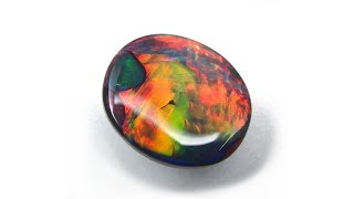 Solid Lightning Ridge Black Opal KL2831