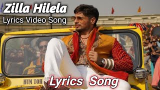 Zilla Hilela Lyrics Song |Jabariya Jodi | Sidharth Malhotra And Elli AvrRam | Tanishk Bagchi