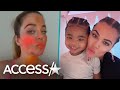 Khloé Kardashian Lets Daughter Do Her Makeup