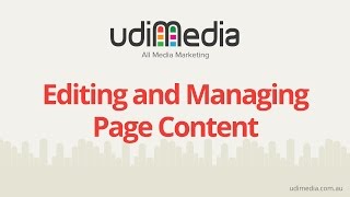 Edit Page text, add Links and Pictures