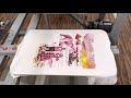 สกรีน cmyk บนเสื้อขาว แยกสีฮาฟโทน งานสกรีน cmyk สกรีนออฟเซท halftone screen simulated process