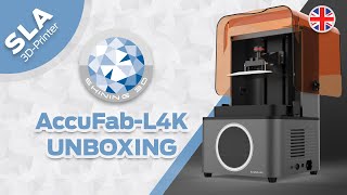 Shining3D AccuFab-L4K SLA 3D printer unboxing - OKM3D