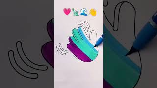 Satisfying creative Art💗🗽🌊👋#trending#art #satisfying #ytshorts #viralvideo #shorts