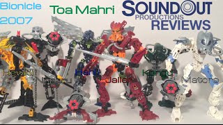 LEGO Bionicle 2007 Toa Mahri Team Review [Soundout Review]