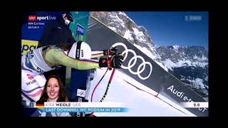 Kira Weidle - Abfahrt Silber - Ski-WM Cortina 2021