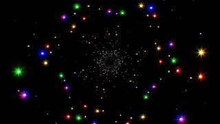 Multi Color Glitter Particles 4K Background Loop