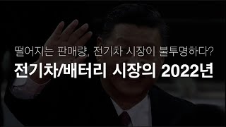 떨어지는 판매량, 2022년 전기차(배터리) 시장의 현황 정리