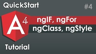 Angular 4 QuickStart Tutorial - Angular 4 Directives (ngFor, ngif , ngClass, ngStyle )