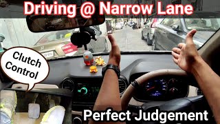 Car judgement narrow lane || left right judgement narrow lane || @Drivewithankit