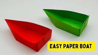 How To Make Easy Paper Speed Boat For Kids / Paper Boat Toy / Paper Craft Easy / KIDS crafts