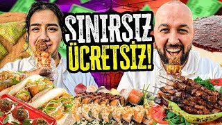 TAKİPÇİMLE 1 GÜNDE SINIRSIZ VE ÜCRETSİZ YEDİK! HER ŞEY SINIRSIZ VE ÜCRETSİZ!