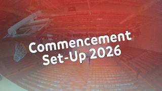 TIME LAPSE Set up for Commencement 2026