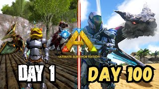 SURVIVING 100 DAYS ARK MOBILE ULTIMATE EDITION (EPISODE 4) DAY 30 TO 40