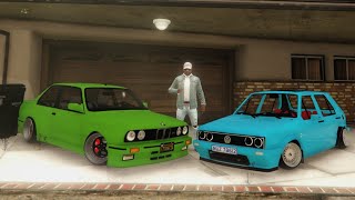 Stance Vw Citi Golf Vs Stance Bmw M3 E30 325 GTA 5 Mzansi Uber Challenge