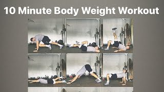 10 Minute Full Bodyweight Workout with Verbal Instruction