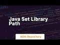 java set library path