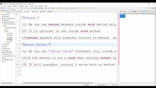 return and return value in java | Java Methods with Return Values | Java Video for Beginners