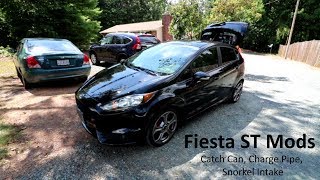 Ford Fiesta ST Mods! Catch Can, Intake, Intercooler Piping