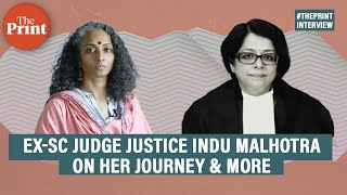 'Women advocates, like men must be appointed on merit'- Ex-SC judge Justice Indu Malhotra