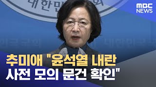 추미애 긴급 기자회견 